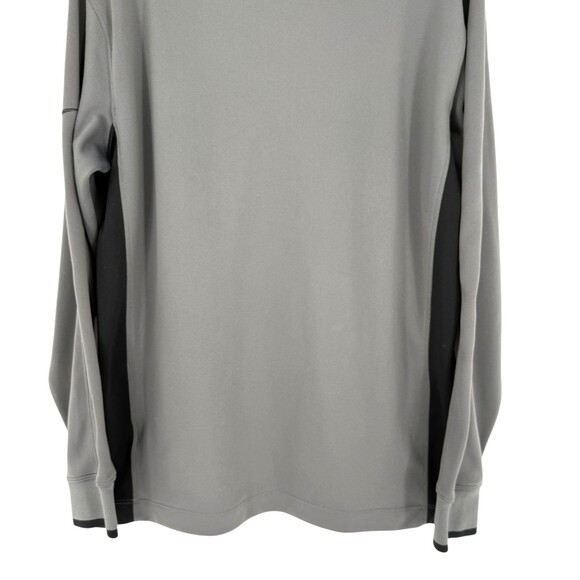 Nike Golf Pullover Cover Up Men’s LARGE Dri-FIT 1/2 Zip Gray Black Active 578673 - Picture 14 of 14